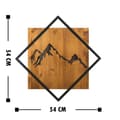 Pikkukuva 3 / 5: Koristeellinen puinen seinätarvike Mountain 2