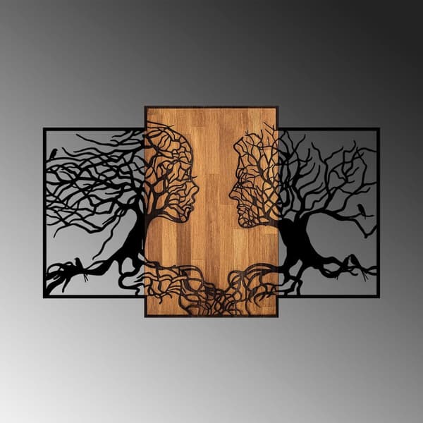 Koristeellinen puinen seinätarvike Tree Love - 312