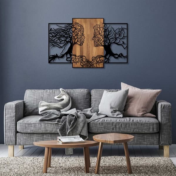 Koristeellinen puinen seinätarvike Tree Love - 312