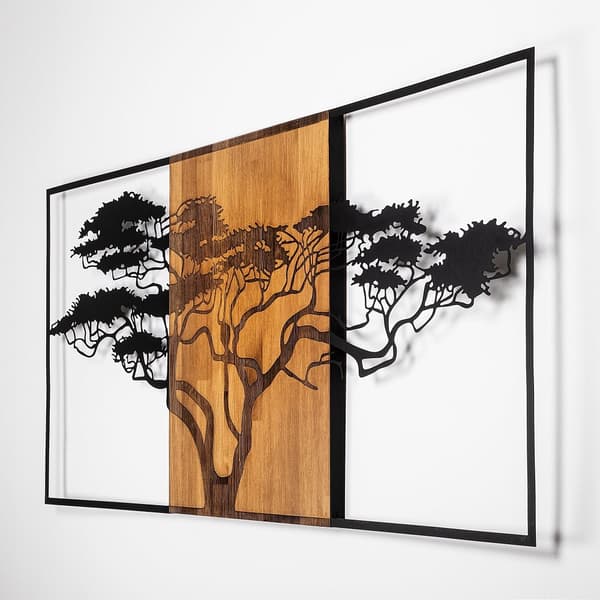Dekorativt treveggtilbehør Acacia Tree - 328