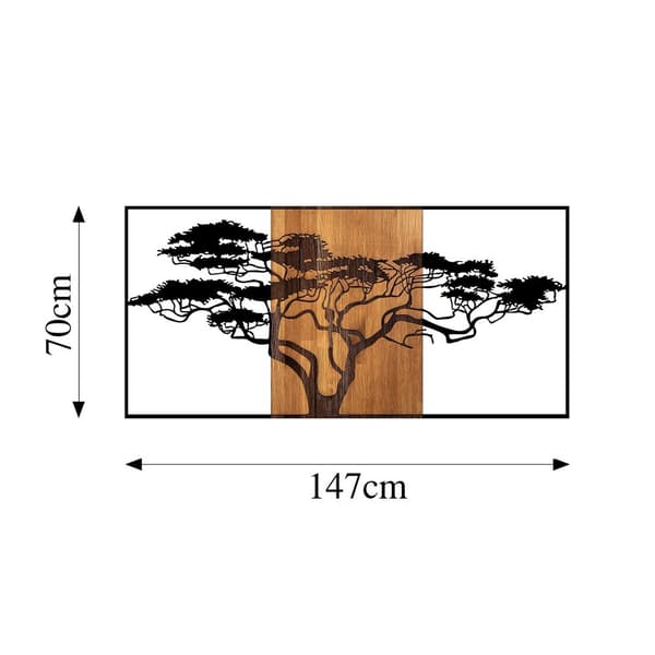 Dekorativt treveggtilbehør Acacia Tree - 328