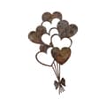 Miniatyrbilde 6 av 8: Dekorativt metallveggtilbehør Rusty Heart 1