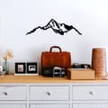 Miniatyrbilde 2 av 6: Dekorativt metallveggtilbehør Mountain - 9