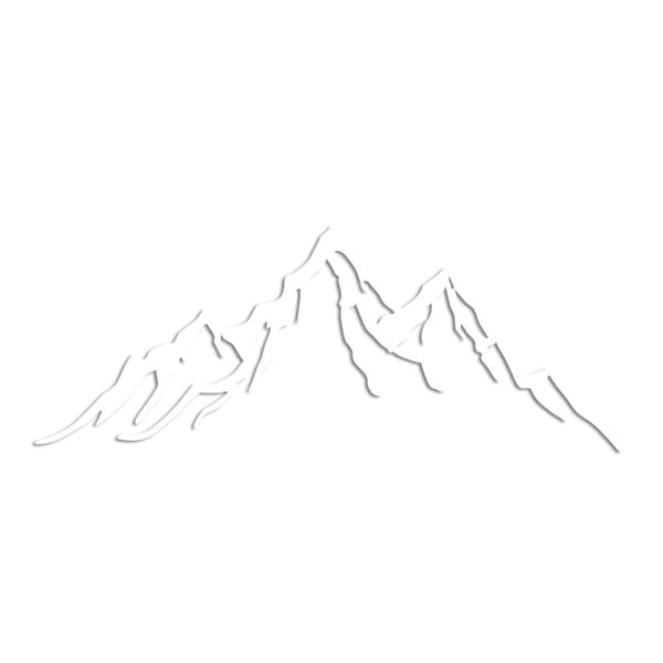 Dekorativ metalvægstilbehør Mountain - 12