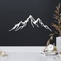 Miniatyrbillede 1 af 6: Dekorativ metalvægstilbehør Mountain - 12
