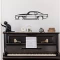 Miniatyrbild 2 av 5: Dekorativt metallväggstillbehör Chevrolet Camaro Silhouette