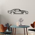 Miniatyrbild 1 av 5: Dekorativt metallväggstillbehör Chevrolet Camaro Silhouette