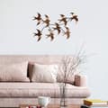 Miniatyrbilde 3 av 7: Dekorativt metallveggtilbehør Flying Birds 3