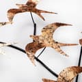Miniatyrbilde 5 av 7: Dekorativt metallveggtilbehør Flying Birds 3