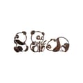Miniatyrbilde 5 av 7: Dekorativt metallveggtilbehør Rusty Panda