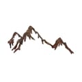 Miniatyrbillede 5 af 7: Dekorativt metalvægtilbehør Rusty Mountain