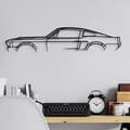Pikkukuva 1 / 6: Koristeellinen metalliseinätarvike 1967 Ford Mustang Shelby GT500 Silhouette