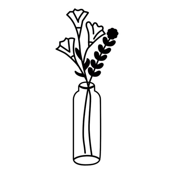Dekorativ veggtilbehørsblomst i metall 6