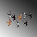 Miniatyrbillede 4 af 7: Dekorativt metalvægtilbehør Flyvende fugle 2