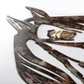 Miniatyrbillede 5 af 7: Dekorativ metalvæg tilbehør hest - 2