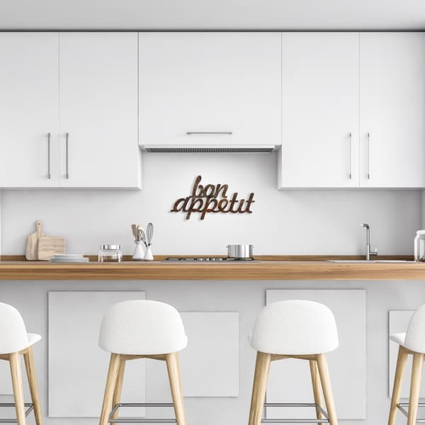 Dekorativt metallveggtilbehør Rusty Bon Appetit