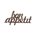 Miniatyrbilde 5 av 7: Dekorativt metallveggtilbehør Rusty Bon Appetit