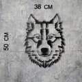 Miniatyrbillede 8 af 8: Dekorativt metalvægtilbehør Wolf v11