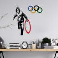Miniatyrbillede 1 af 7: Dekorativt metalvægtilbehør Banksy - 7