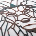 Miniatyrbillede 5 af 7: Dekorativt metalvægtilbehørsløve - 2