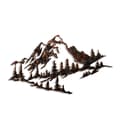 Miniatyrbillede 6 af 7: Dekorativt metalvægtilbehør Mountain - 2