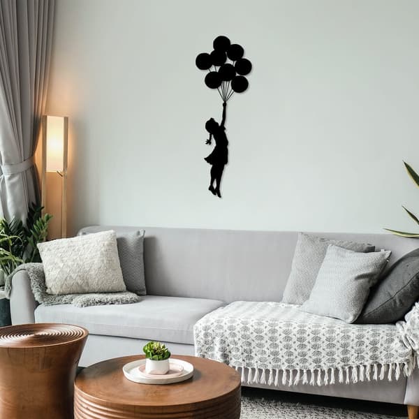 Dekorativt metallveggtilbehør Banksy - 12