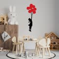 Miniatyrbillede 1 af 6: Dekorativt metalvægtilbehør Banksy - 11