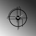 Miniatyrbild 4 av 6: Dekorativ metallväggklocka Minimal