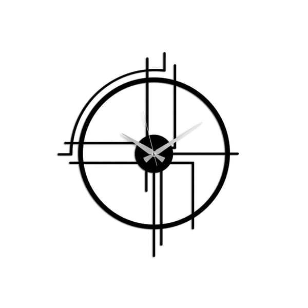 Dekorativt metal vægur Minimal