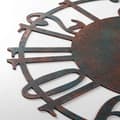 Miniatyrbilde 5 av 7: Dekorativ veggklokke i metall Metallveggklokke 15 - 3