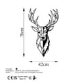 Miniatyrbild 6 av 6: Dekorativt metallväggstillbehör Red Deer 2
