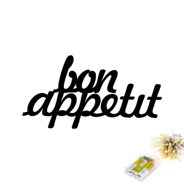 Dekorativt metalvægtilbehør Bon Appetit 171