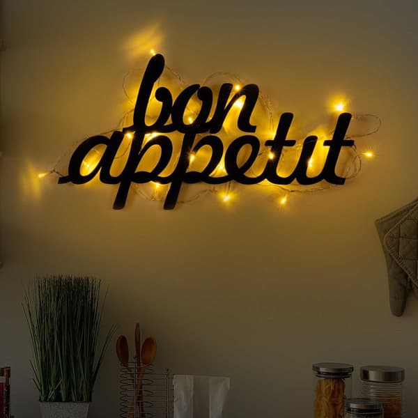 Dekorativt metalvægtilbehør Bon Appetit 171