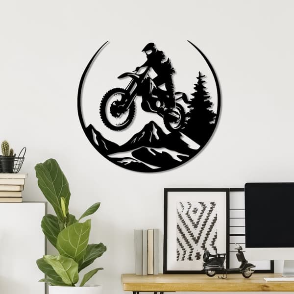 Dekorativt metallveggtilbehør Enduro