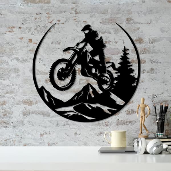 Dekorativt metallveggtilbehør Enduro
