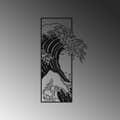 Miniatyrbillede 4 af 6: Dekorativt metalvægtilbehør Waves 3