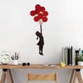 Miniatyrbild 1 av 7: Dekorativt metallväggstillbehör Banksy - 11-1