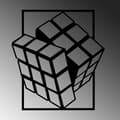 Pikkukuva 4 / 7: Koristeellinen metalliseinätarvikkeet Rubikin kuutio