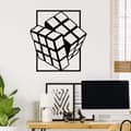 Pikkukuva 1 / 7: Koristeellinen metalliseinätarvikkeet Rubikin kuutio
