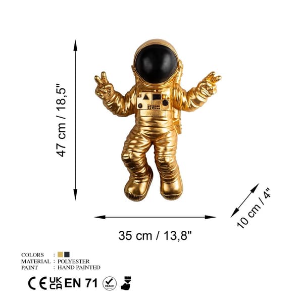 Koristeellinen seinätarvike Cosmonaut 5