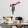 Miniatyrbillede 3 af 7: Dekorativt metalvægtilbehør Banksy - 9-1