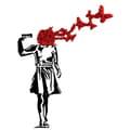 Miniatyrbillede 6 af 7: Dekorativt metalvægtilbehør Banksy - 9-1