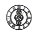 Miniatyrbild 5 av 6: Dekorativ metallväggklocka Gear XL
