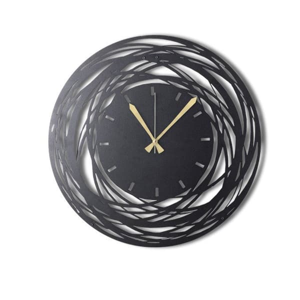 Dekorativ veggklokke i metall WATCH-042
