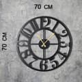 Miniatyrbild 6 av 6: Dekorativ metallväggklocka Circle XL