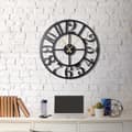 Miniatyrbild 2 av 6: Dekorativ metallväggklocka Circle XL