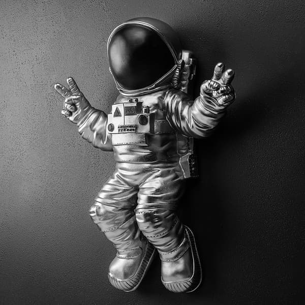 Dekorativt veggtilbehør Cosmonaut 7