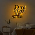 Miniatyrbillede 4 af 7: Dekorativt metalvægtilbehør Glem ikke at smile 183
