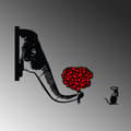 Miniatyrbilde 5 av 6: Dekorativt metallveggtilbehør Banksy Metal 04