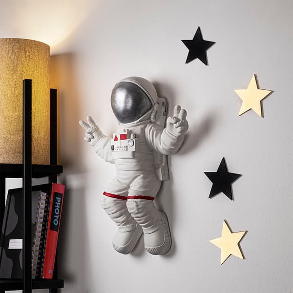 Dekorativt vægtilbehør fredsskilt Astronaut - 2